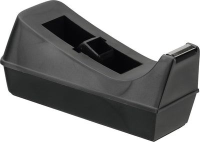 Dévidoir de ruban adhésif Q-connect, pour rouleaux 19 mm x 33 m, noir