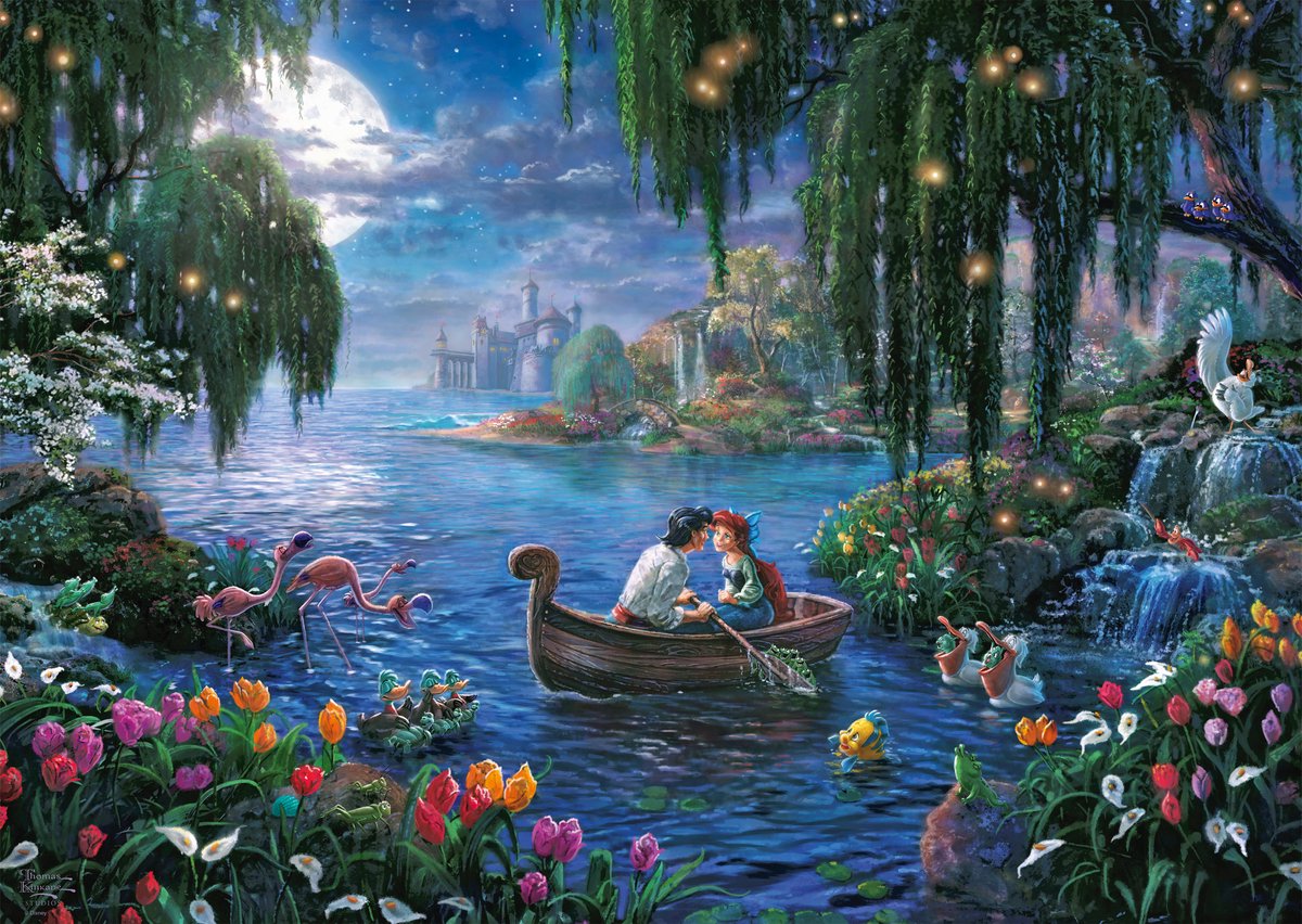 Puzzle Schmidt Disney Petite Sirène Puzzle 1000 pièces.