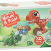 Casting peinture dinosaure 3d