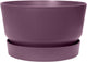 Elho greenville bowl 33 - bol à plantes avec réservoir d'eau - 100% plastique recyclé - ø 32,5 x h 19,4 cm - prune vintage