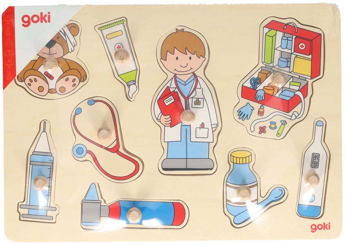 Puzzle Goki Wooden Nick au Docteur