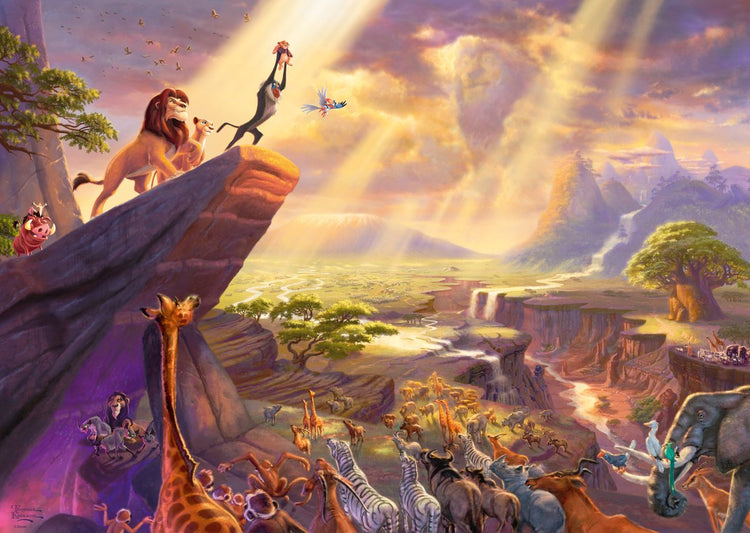 Le Roi Lion les studios Thomas Kinkade - puzzle de collection Disney Dreams multicolore