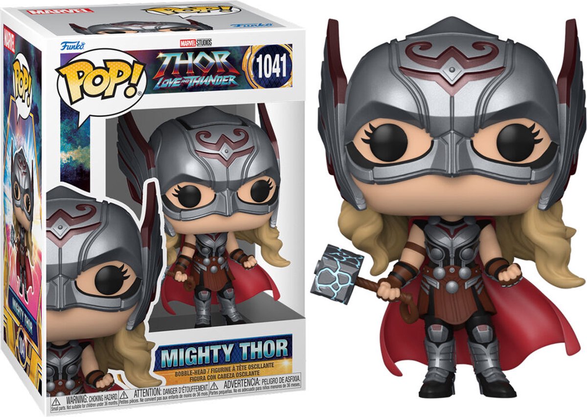Funko-pop ! merveille : thor : amour et tonnerre - puissant thor
