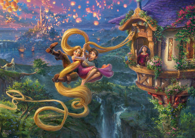 Schmidt Disney puzzle Raiponce emmêlée - puzzle de dessin animé 1000 pièces - à partir de 12 ans