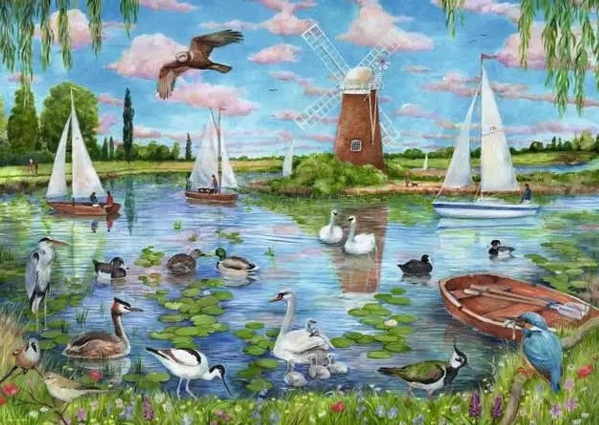 Puzzle Ravensburger Paysage côtier - Puzzle 1000 pièces pour adultes.