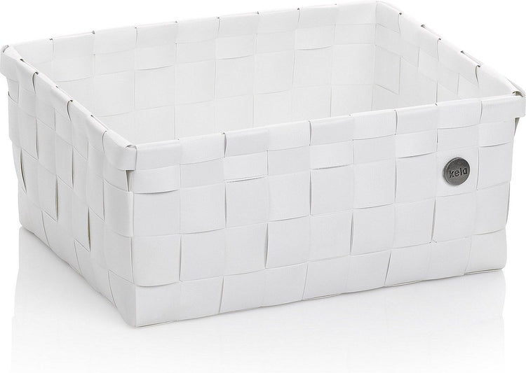 Kela salle de bain - panier néo 24x31x14 cm - polypropylène - blanc