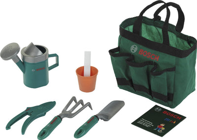 Klein Toys Bosch Garden Sac de jardin 6 pièces - jouets - incl. divers accessoires de jardin - vert