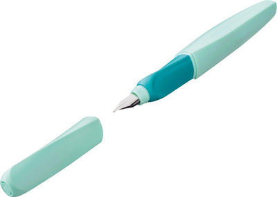 Pelikan twist - stylo plume - neo mint m + 2x cartouche d'encre standard
