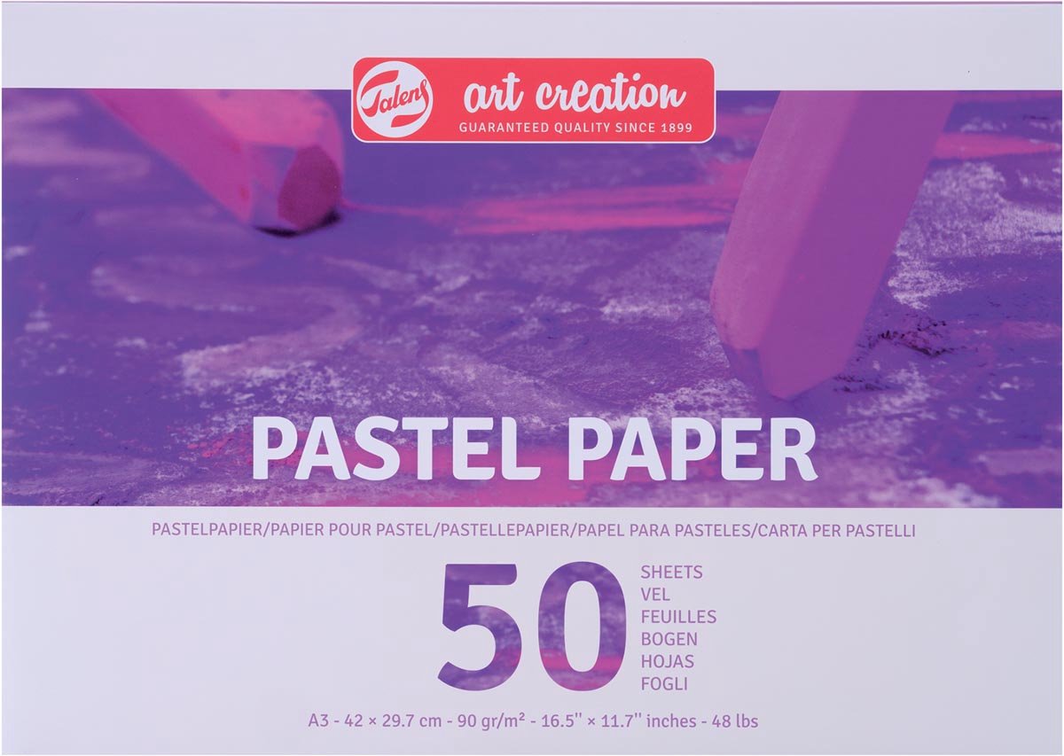 Talens art création papier pastel a3 100 g 50 feuilles