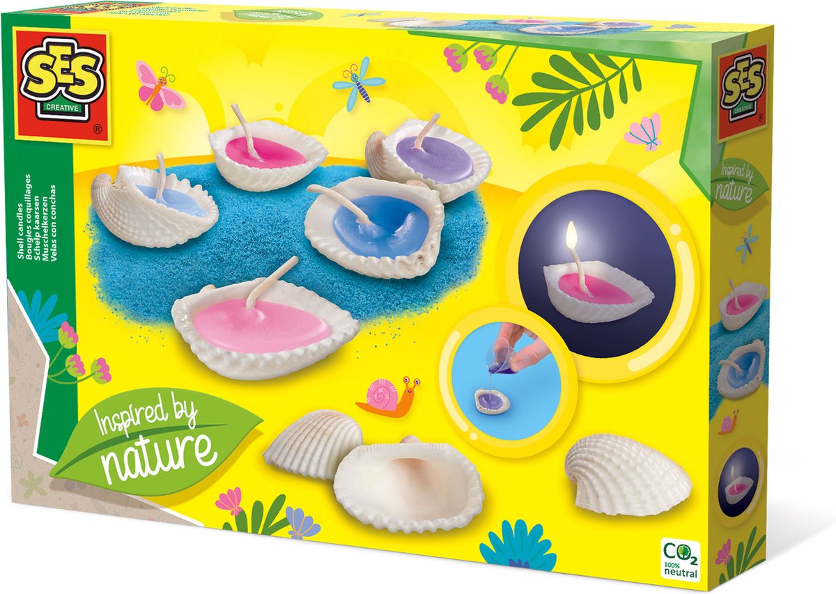 Ses Schelp Bougies inspirées par la nature