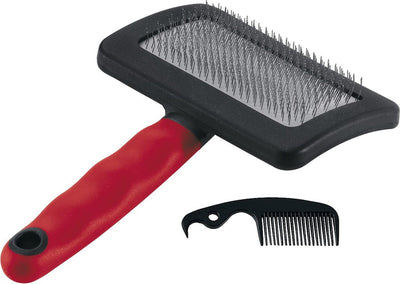 Ferplast brosse lissante rouge noir xl