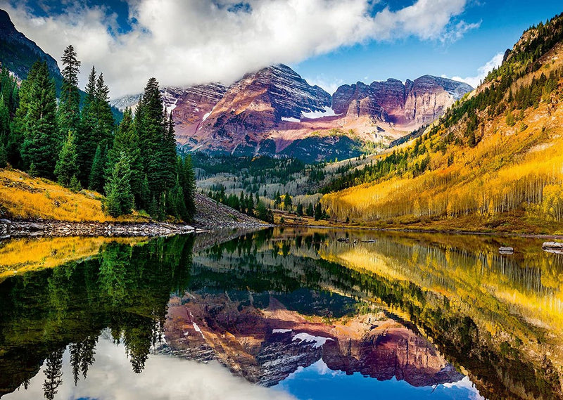 Ravensburger puzzle tremble, colorado - paysage de 1000 pièces.