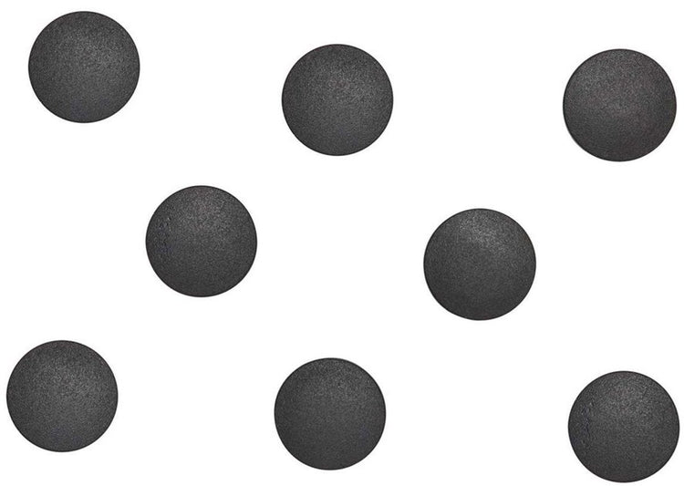 Aimant Maul rond massif 8 pièces 0,3 kg plastique ferrite bruchsicher ø 2 x 0,75 cm noir