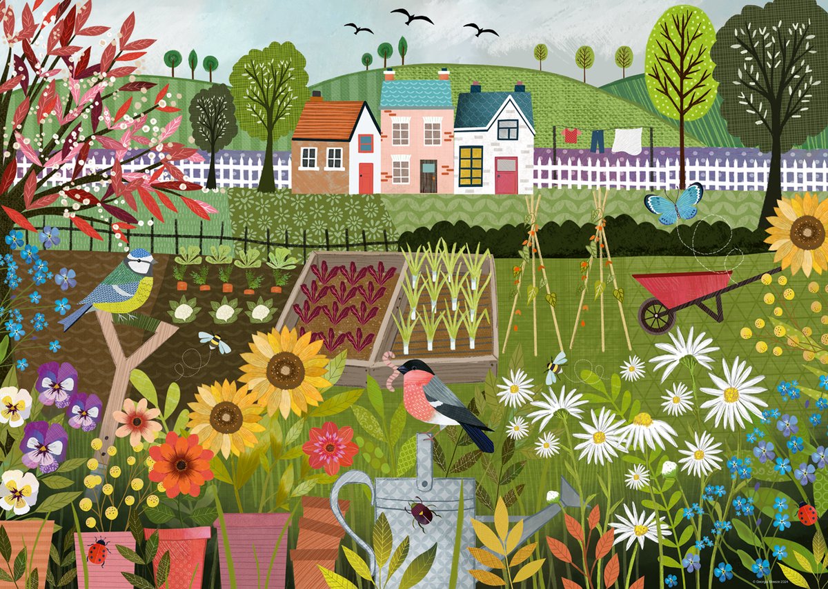Ravensburger puzzle jardin loti - puzzle 1000 pièces pour adultes.