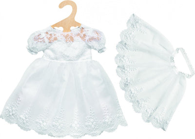 Robe de mariée de poupées avec voile, 35-45 cm