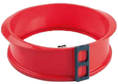 Ibili - moule à gâteau rond en silicone avec fond en verre