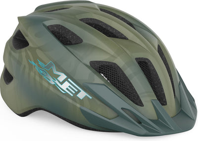With crackerjack mips casque de vélo garçons filles - casque de vélo enfants - taille unique (52-57cm) - vert mat