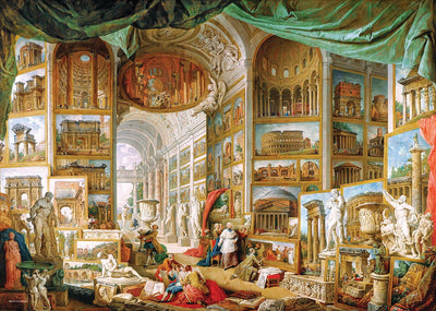 Eurographics - galerie d'images de la Rome antique [galleria di vedute di roma antica] - giovanni panini - 1000 pièces 68×48cm (l×h) - puzzle d'art