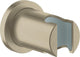 Support mural Grohe Rainshower rond - support de pomme de douche - nickel brossé (mat)