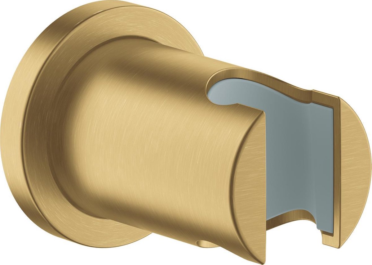 Support mural Grohe Rainshower rond - support de pomme de douche - cool Sunrise (or)