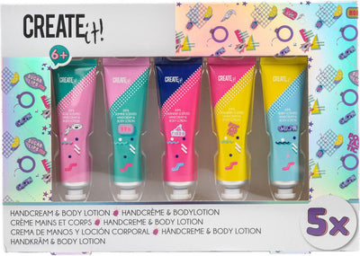 Créez-le! Crème de main et lotion pour le corps Filles poptastiques 5 pièces