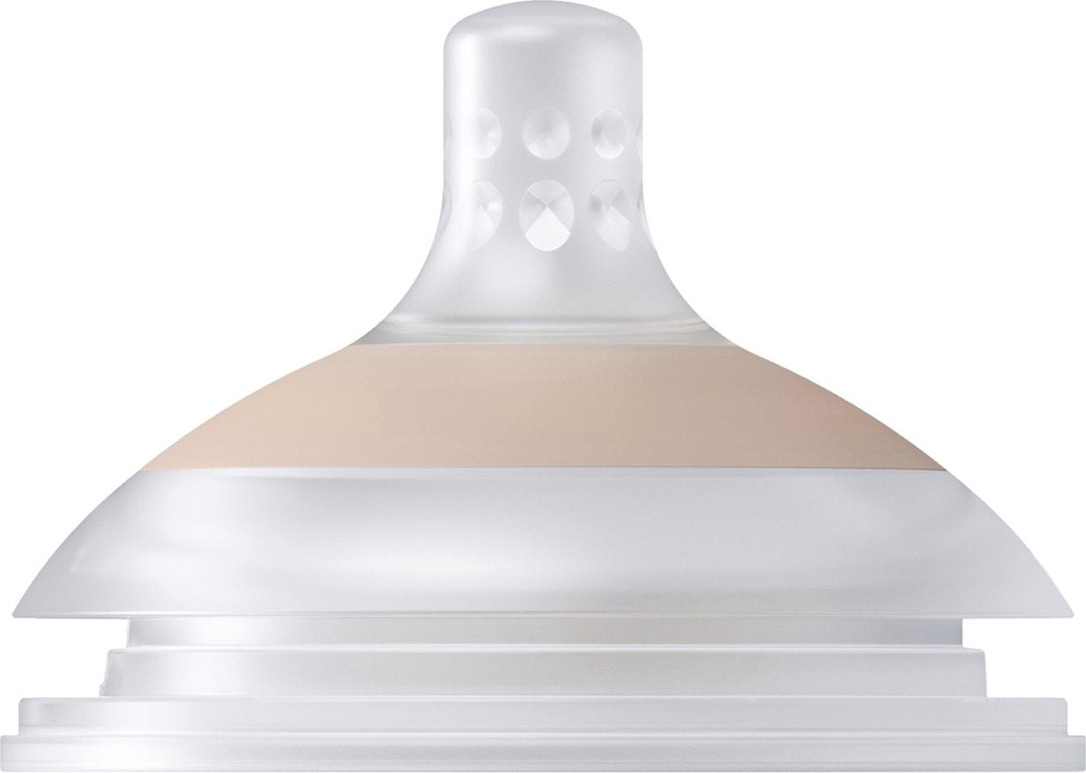 Difrax lovi mammafeel tétine dynamique - 9+ mois - rapide - rose - 1 pièce