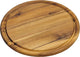 Kesper planche à pain planche de service planche à découper - ronde - avec rainure à jus - diamètre 25 cm - bois d'acacia