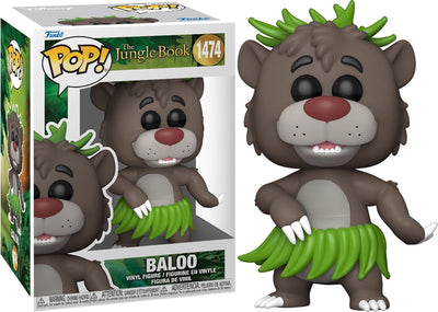 Figurine en vinyle Le Livre de la Jungle Baloo 1474 Funko Pop ! multicolore