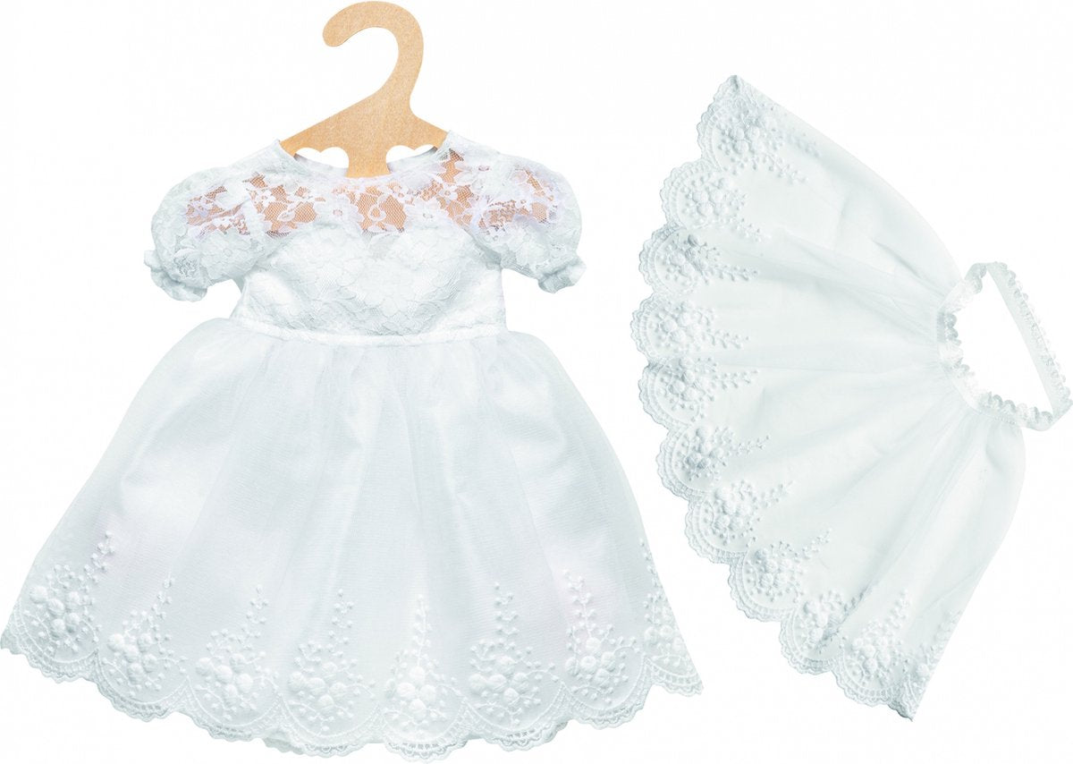 Robe de mariée Heless Dolls avec voile, 28-35 cm