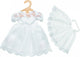 Robe de mariée Heless Dolls avec voile, 28-35 cm