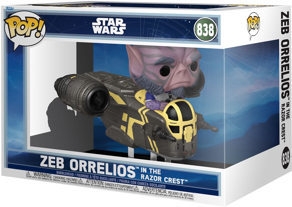 Funko Star Wars Zeb Orrelios dans la figurine en vinyle 838 unisexe pop ! - neutre - standard