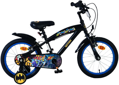 Vélo enfant Batman - garçons - 16 pouces - noir - 2 freins à main