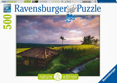 Ravensburger puzzle rizières à Bali - édition nature - puzzle - 500 pièces