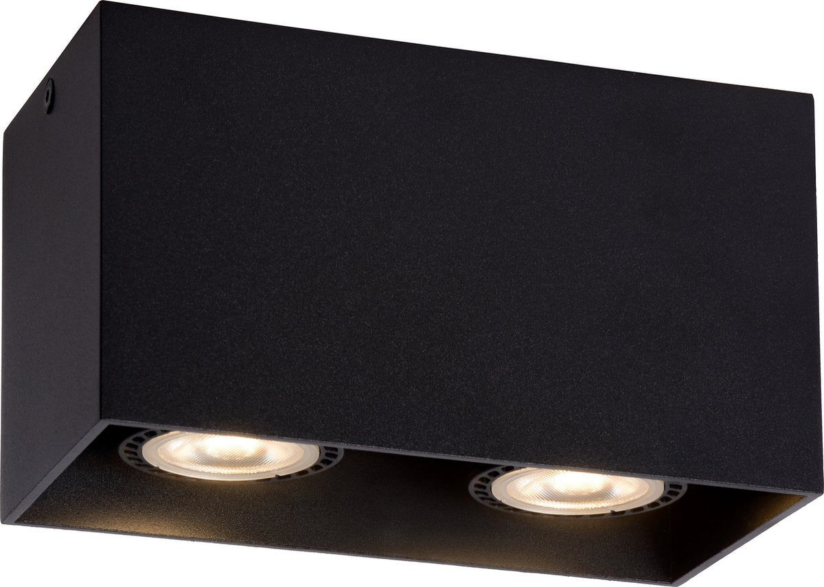 Lucide bodi - spot de plafond (plafonnier) - 2xgu10 - noir