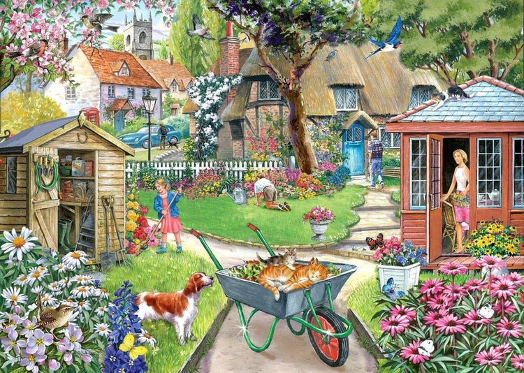 House of Puzzles Puzzle Bloomin de jolis morceaux de fleurs de 500 xl.
