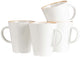 Tasse Gimex linea line - or - 350 ml - 4 pièces