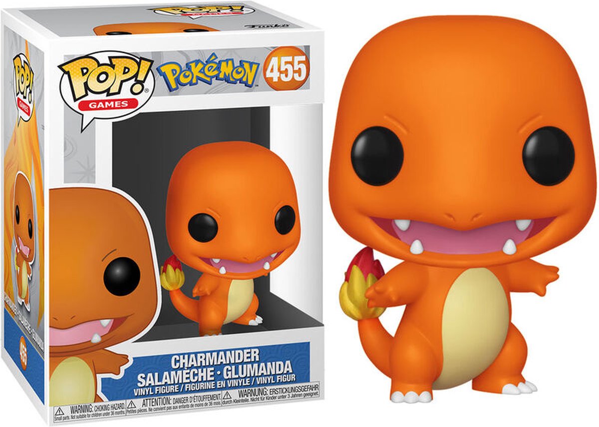 Jeux Funko pop : pokémon - charmander - pop #455