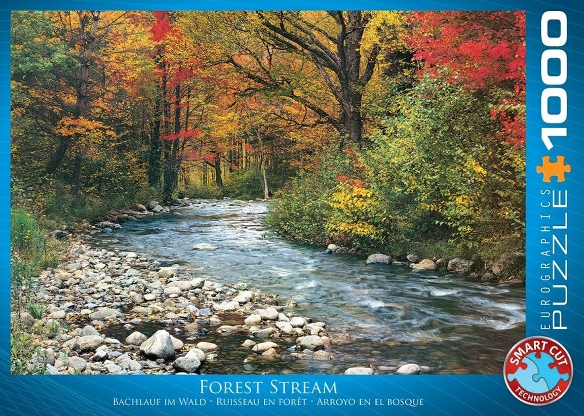 Eurographics - bosbeek [ruisseau forestier] - 1000 pièces 68×48cm (l×h) - puzzle