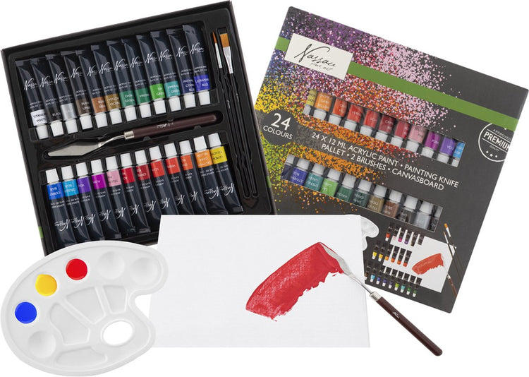 Creative Craft Group Nassau Acrylic Paint Set, 24x12ml