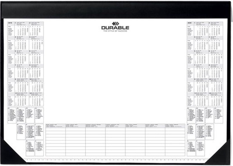 Bloc-notes durable avec calendrier