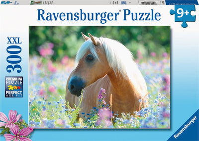 Ravensburger Puzzle Puzzle XXL Horse entre les fleurs, 300ST.