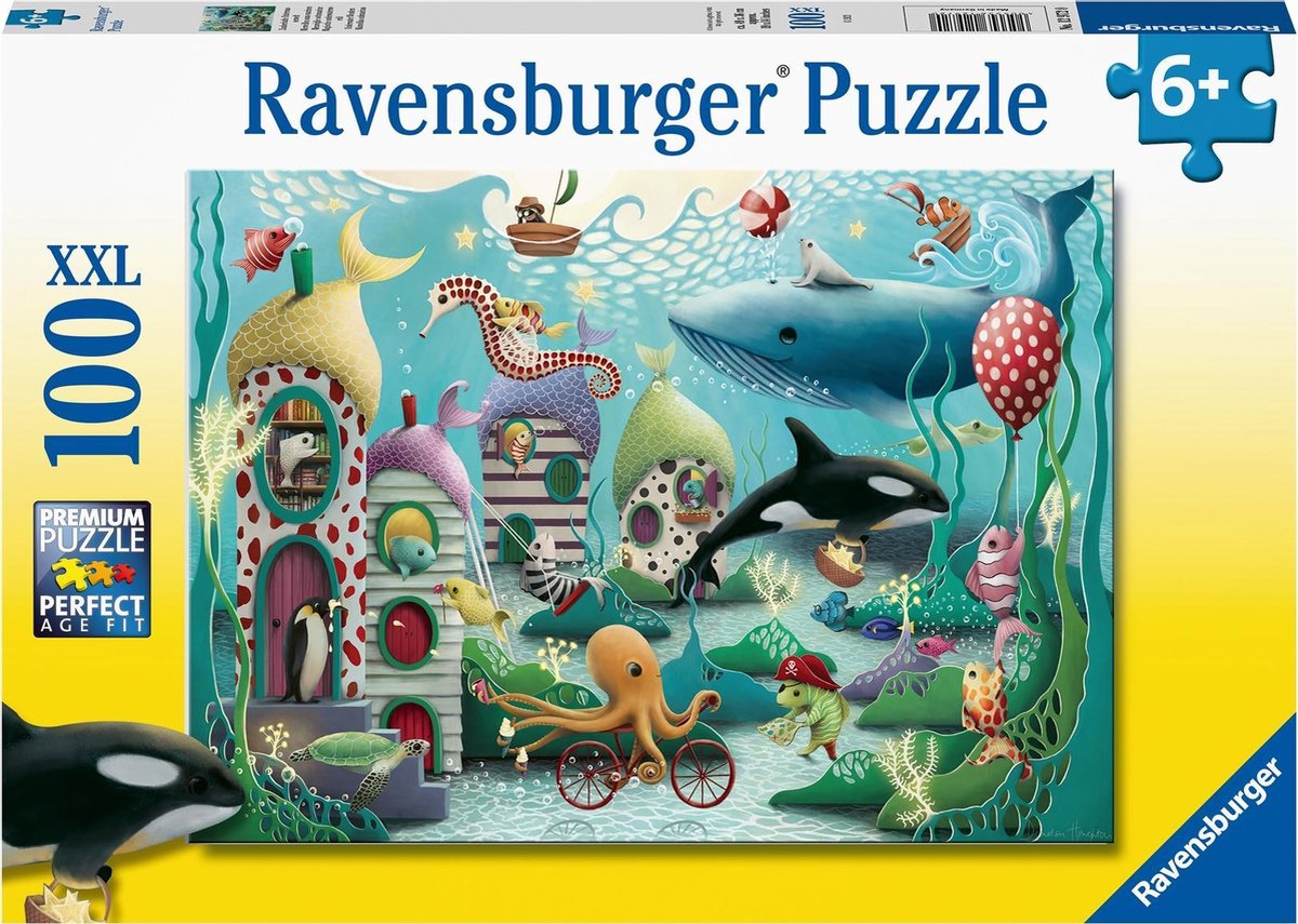 Ravensburger Puzzle Jigsaw XXL Magic Underwater World, 100e.