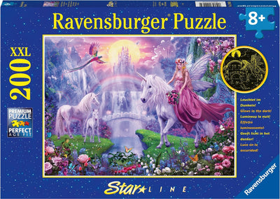Ravensburger - Magical Unicorn Night 200 pièces xxl
