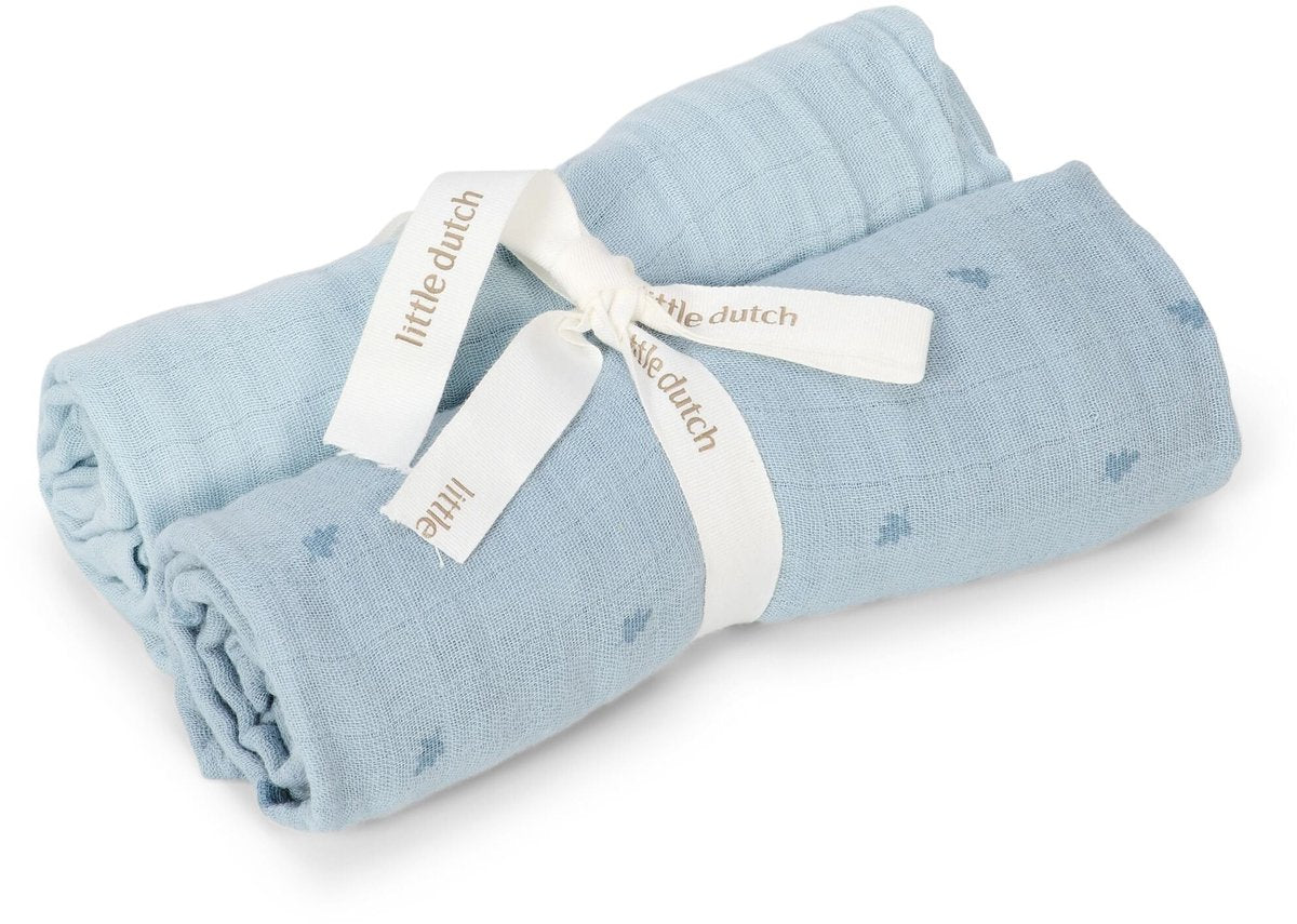 Petit emmaillotage hollandais - bleu - essentiels