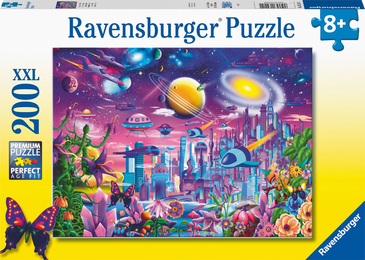 Ravensburger puzzle ville cosmique - puzzle - 200 pièces