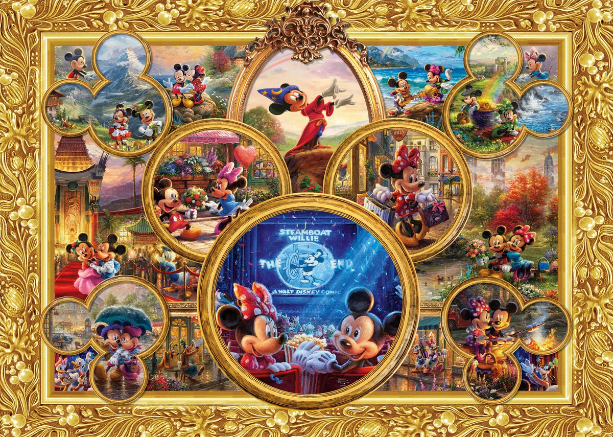 Puzzle Schmidt Mickey Mouse 2000 pièces collage Disney.
