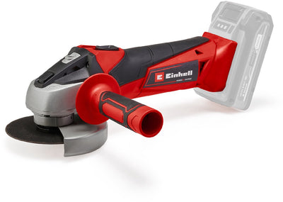 Meuleuse d'angle à batterie Einhell tc-ag 18 115 li solo - power x-change - 18 v li-ion - ø115 mm - 8 500 t min - max. profondeur de coupe : 28 mm - démarrage progressif - excl. batterie, chargeur et meule
