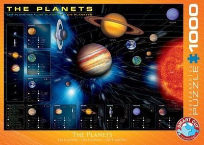 Eurographics - les planètes - 1000 pièces 68×48cm (l×h) - puzzle