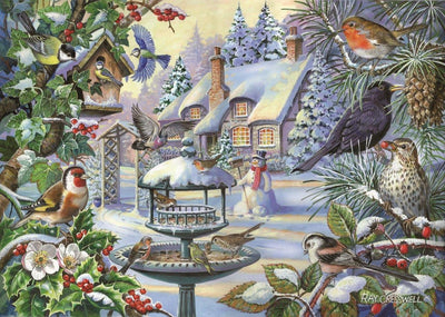 Maison des puzzles puzzle oiseaux d'hiver 500 xl pièces d'animaux.