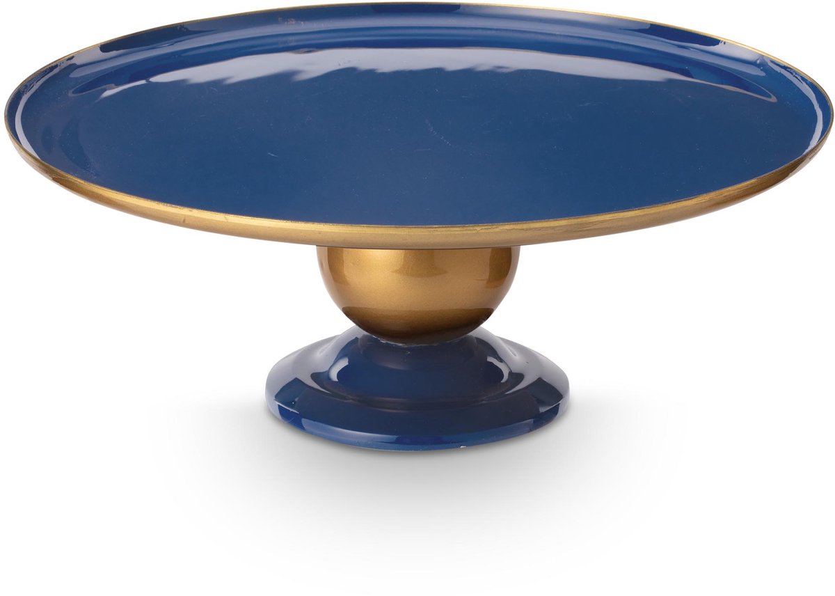 Pip studio bol de service rond - bol à fruits - or marine - 32x12,5cm